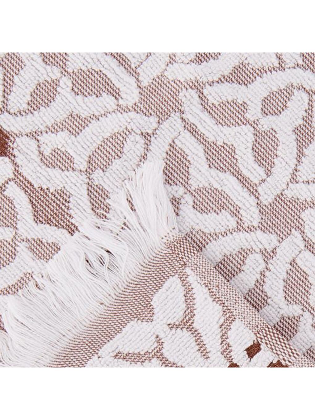 Kahverengi Soft Pin 2'li Havlu Seti - Taba - 30x30 cm-1