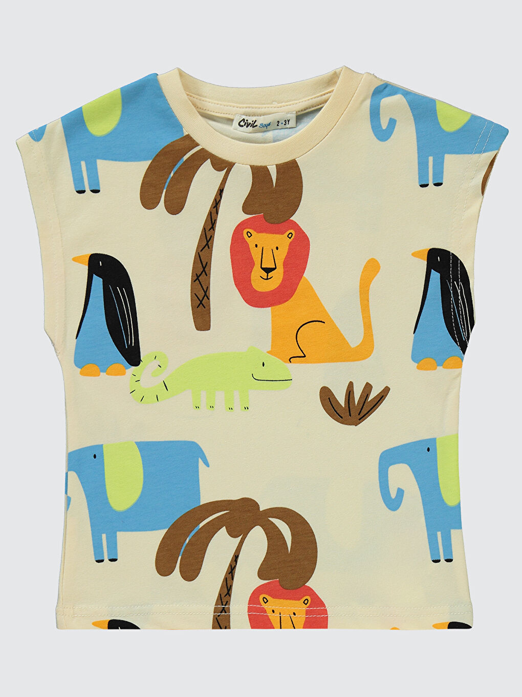 Bej Boys Erkek Çocuk Takım 2-5 Yaş Taş Rengi-2