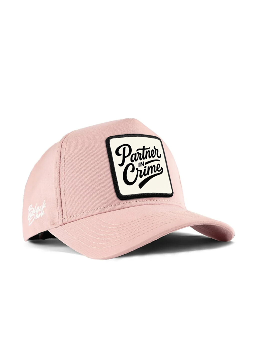 Pembe Partner In Crime Logolu Somon Beyzbol Şapka