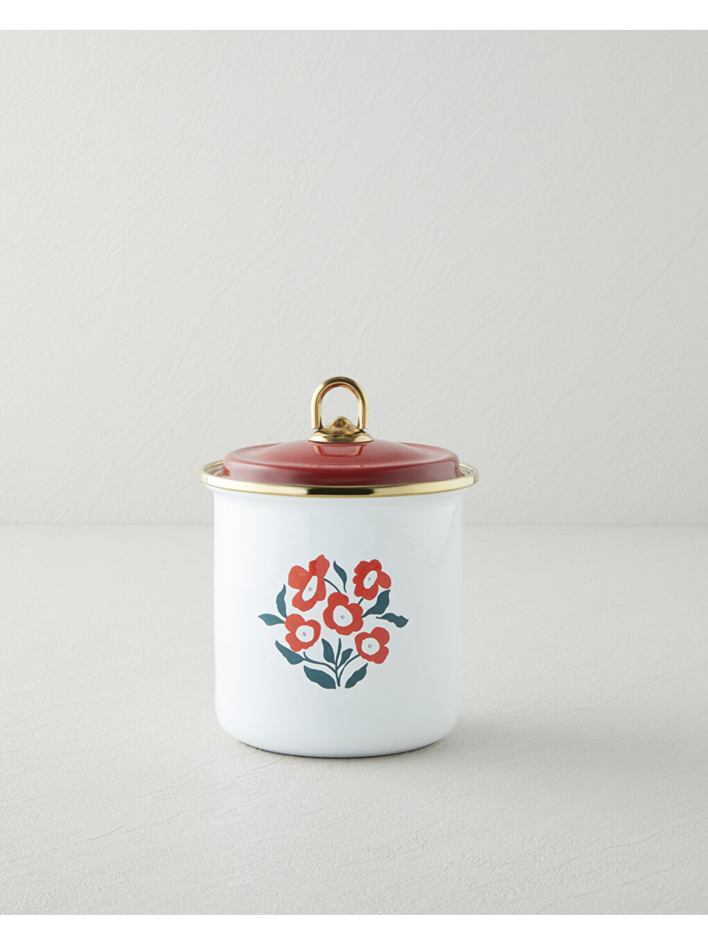 Bright Parade Emaye Baharatlik 0,75 L Kırmızı - Beyaz