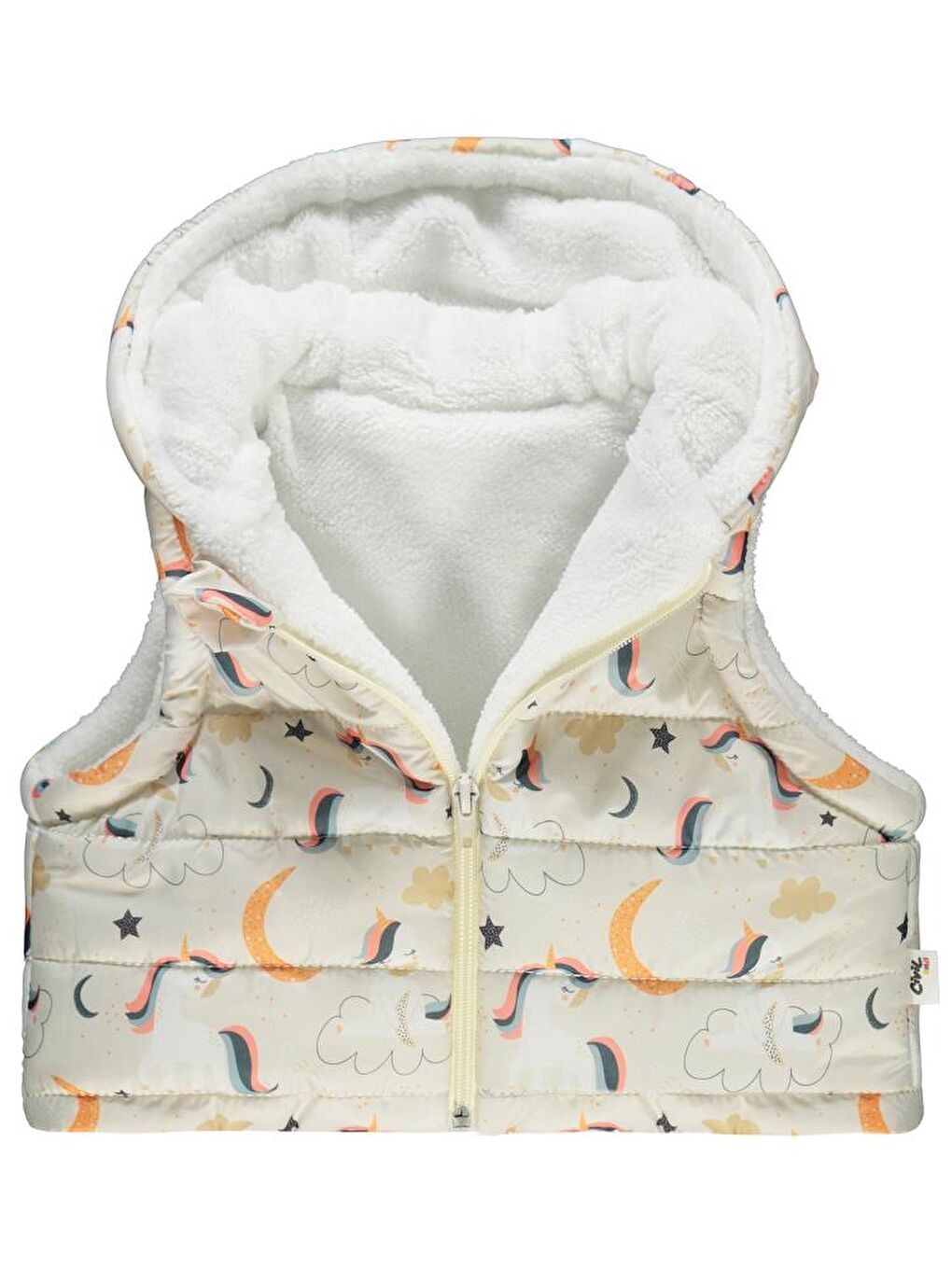 Ekru Baby li 6-18 Ay Yelek