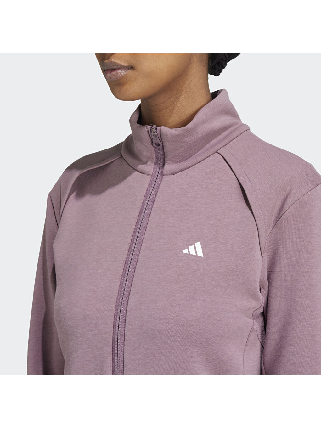 Adidas Pembe Training Cover Up Kadın Pembe Dik Yaka Ceket - 3