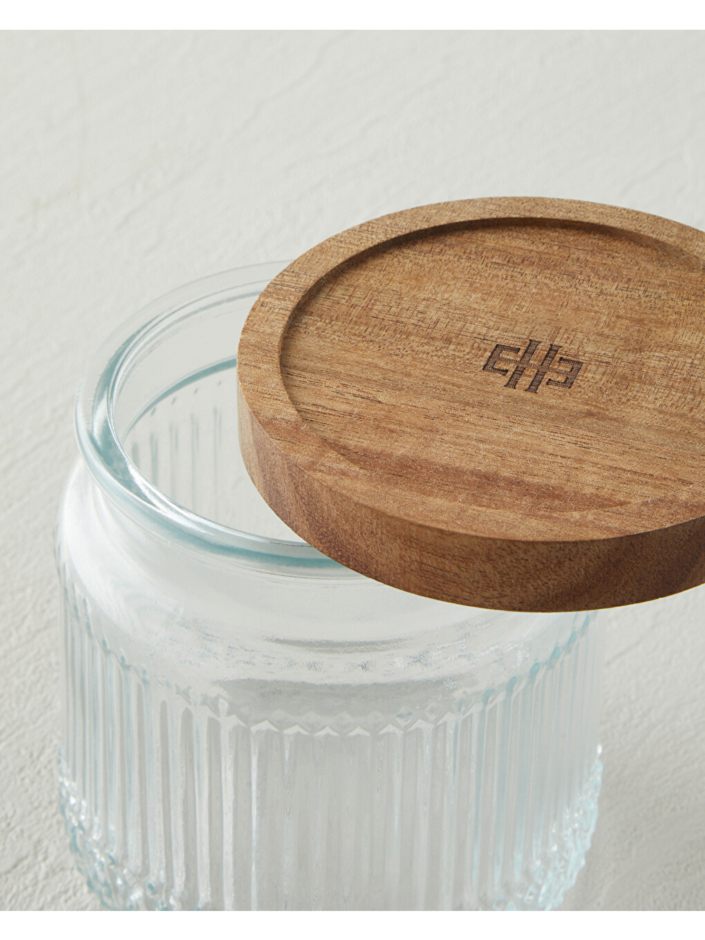 Renksiz Rustic Wood Soda Cam Kavanoz 670 Ml Şeffaf-2
