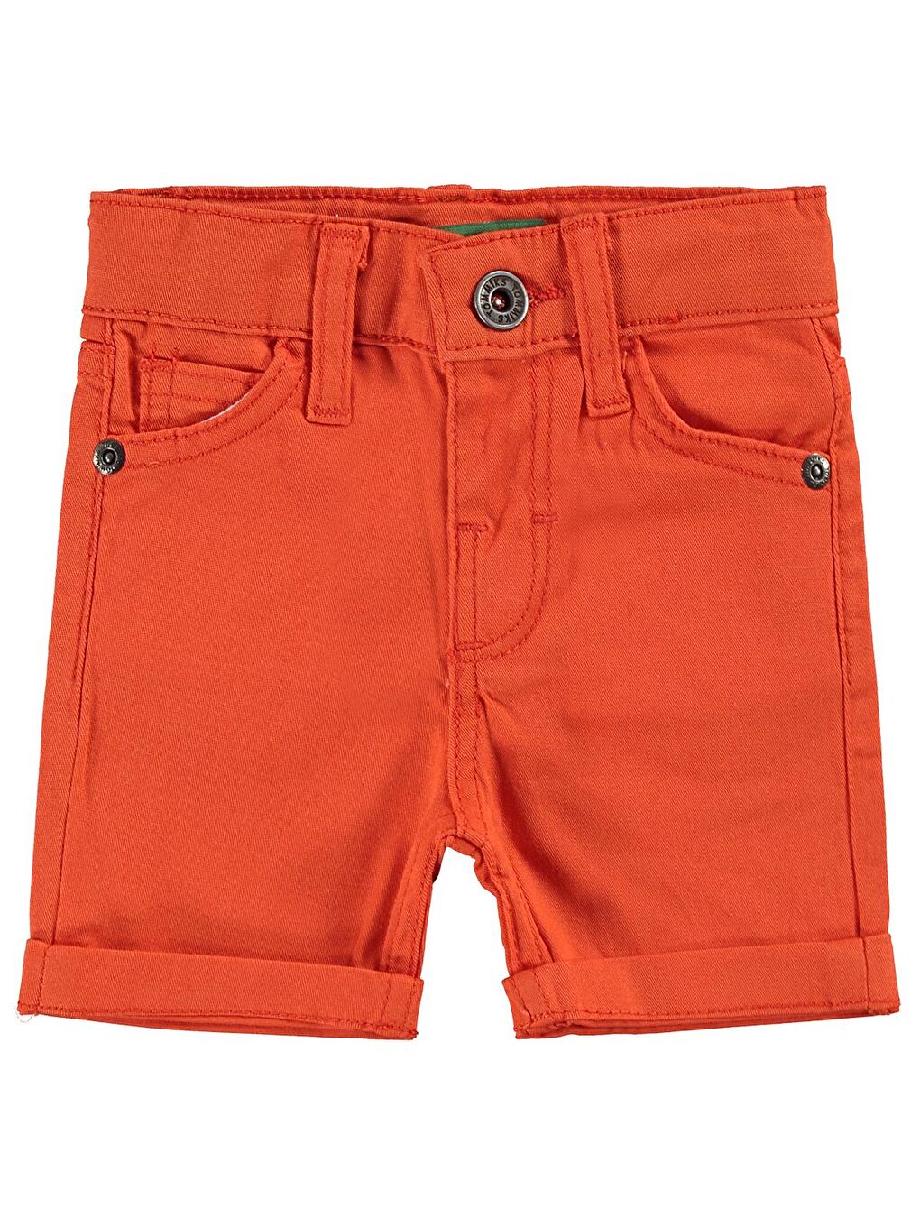 Gabardin 6-24 Ay Şort - Turuncu