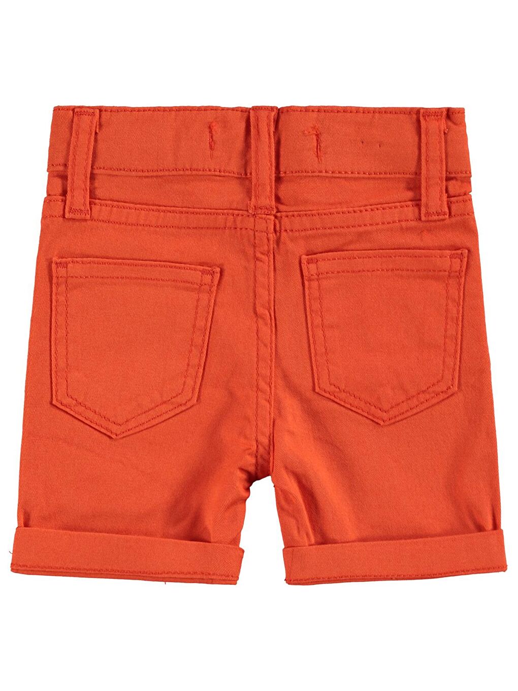 Gabardin 6-24 Ay Şort - Turuncu-1