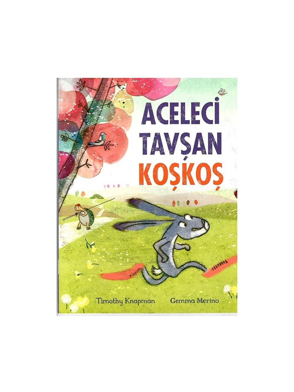 Beta Kids Beyaz-Renklibaskı Aceleci Tavşan KoşKoş