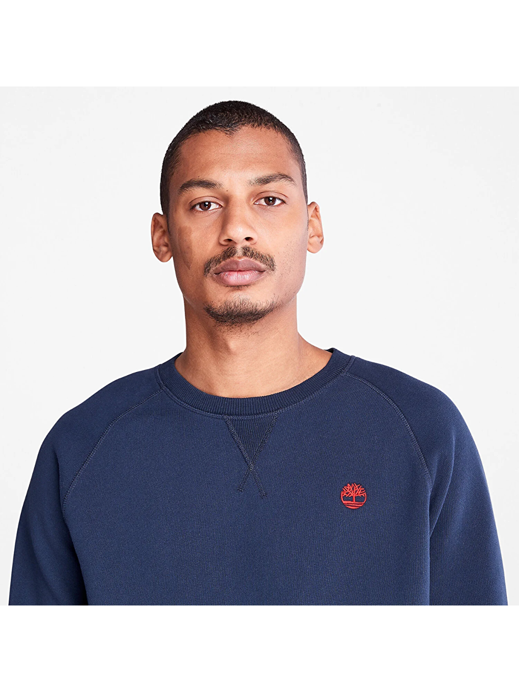 Timberland Lacivert Brushed Back Erkek Lacivert Yuvarlak Yaka Sweatshirt - 2