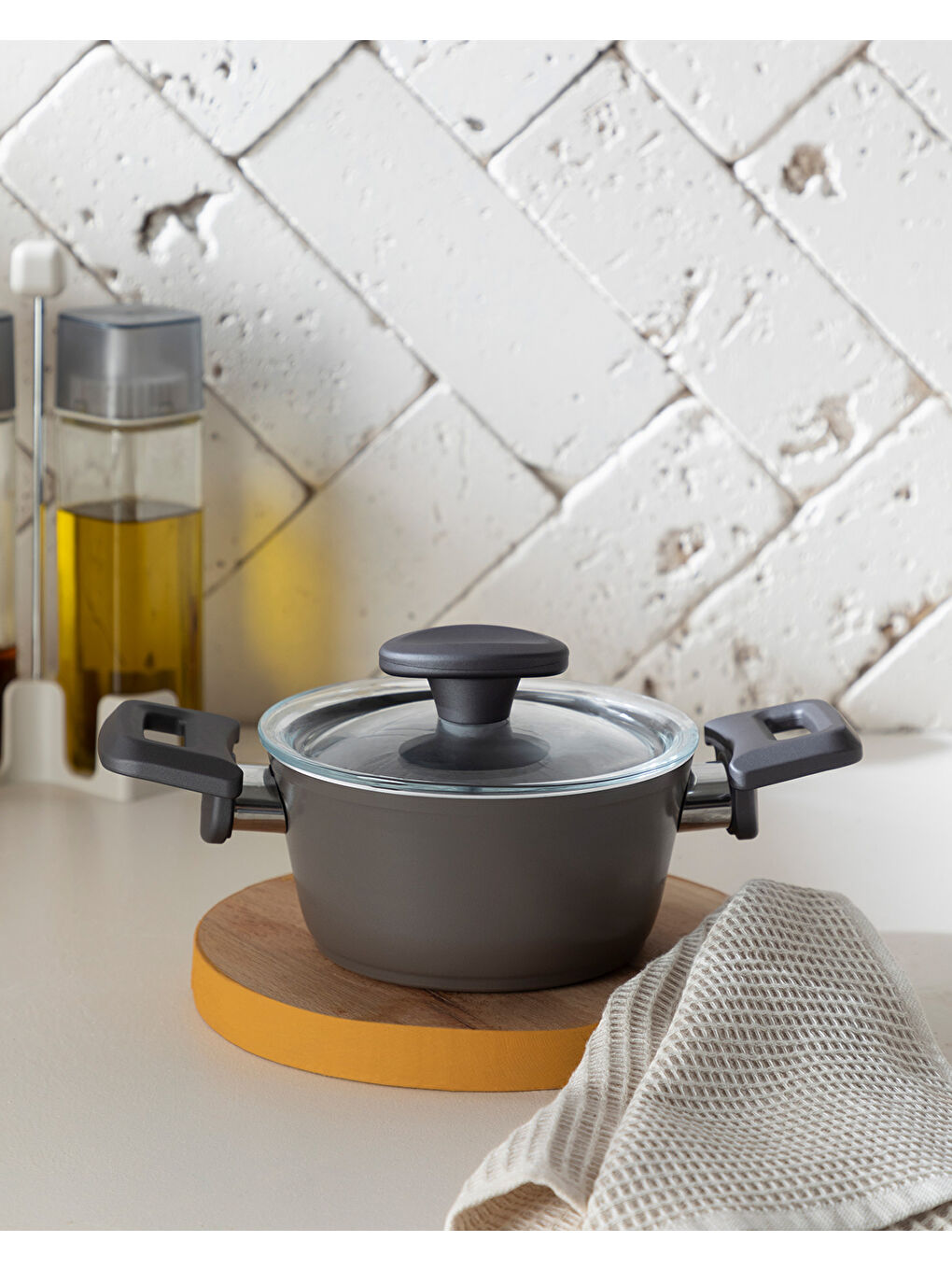 Pretty Mini Tencere 14 cm Gri-3