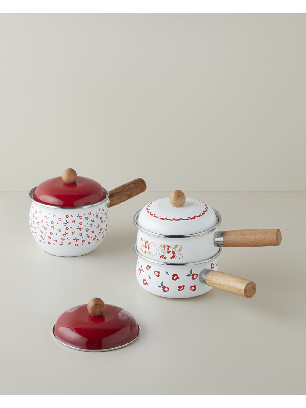 Hope Emaye Sos Tenceresı 1,1 L Beyaz-4