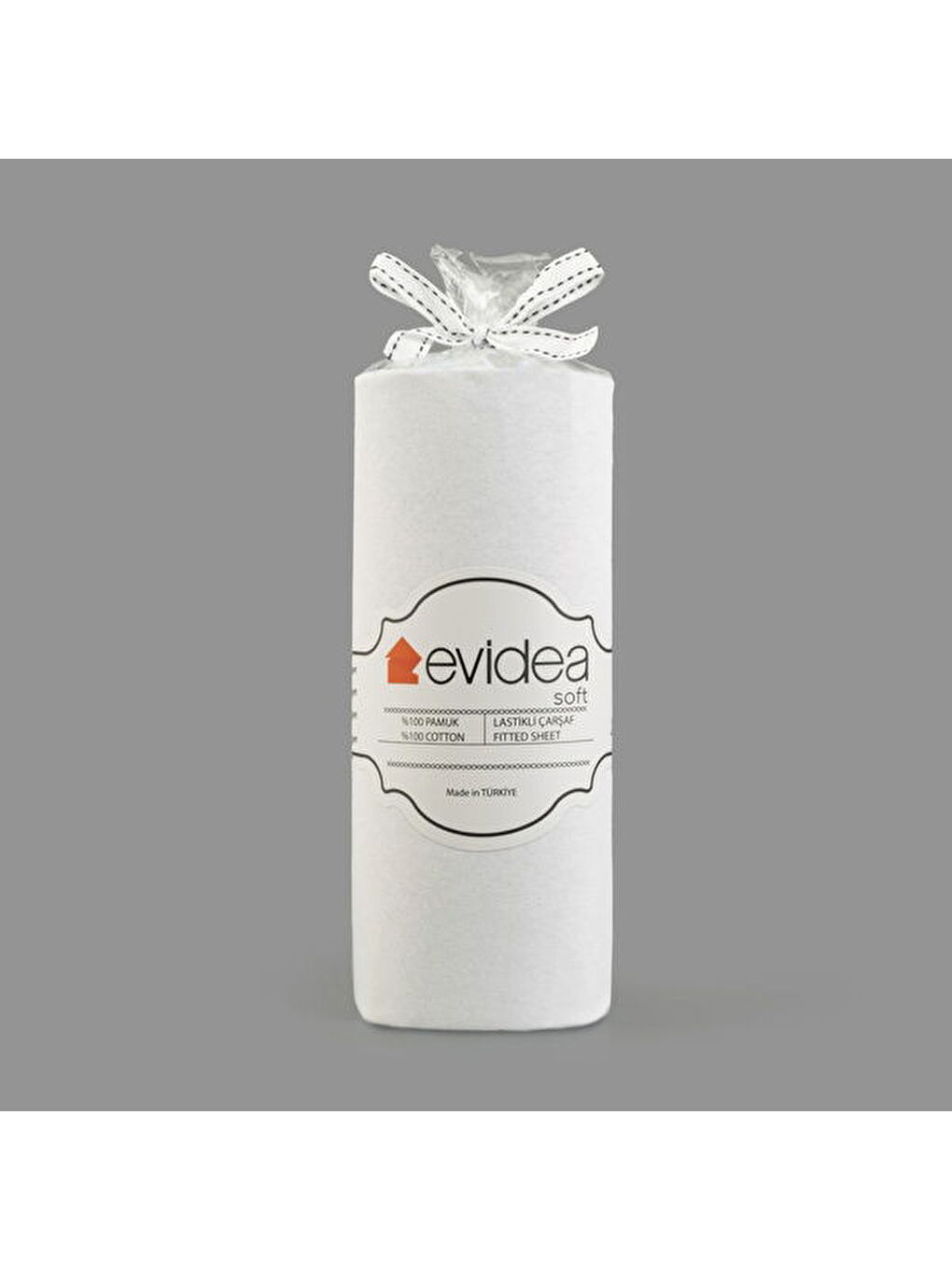 Soft Penye Tek Kişilik Lastikli Çarşaf - Beyaz - 100x200 cm-1