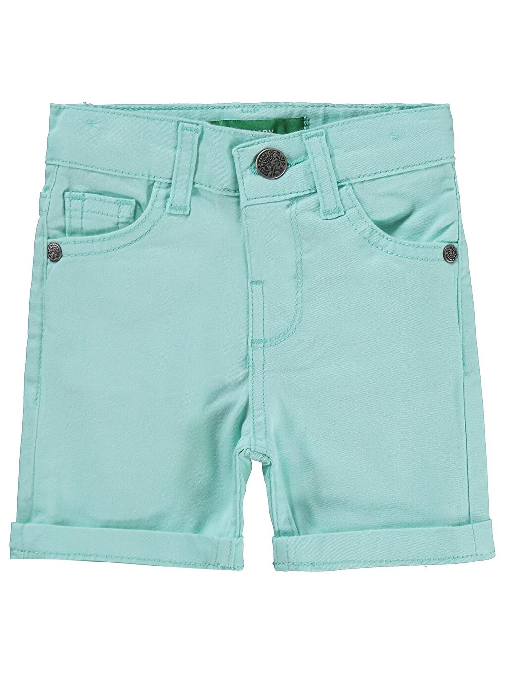 Gabardin 6-24 Ay Şort - Yeşil