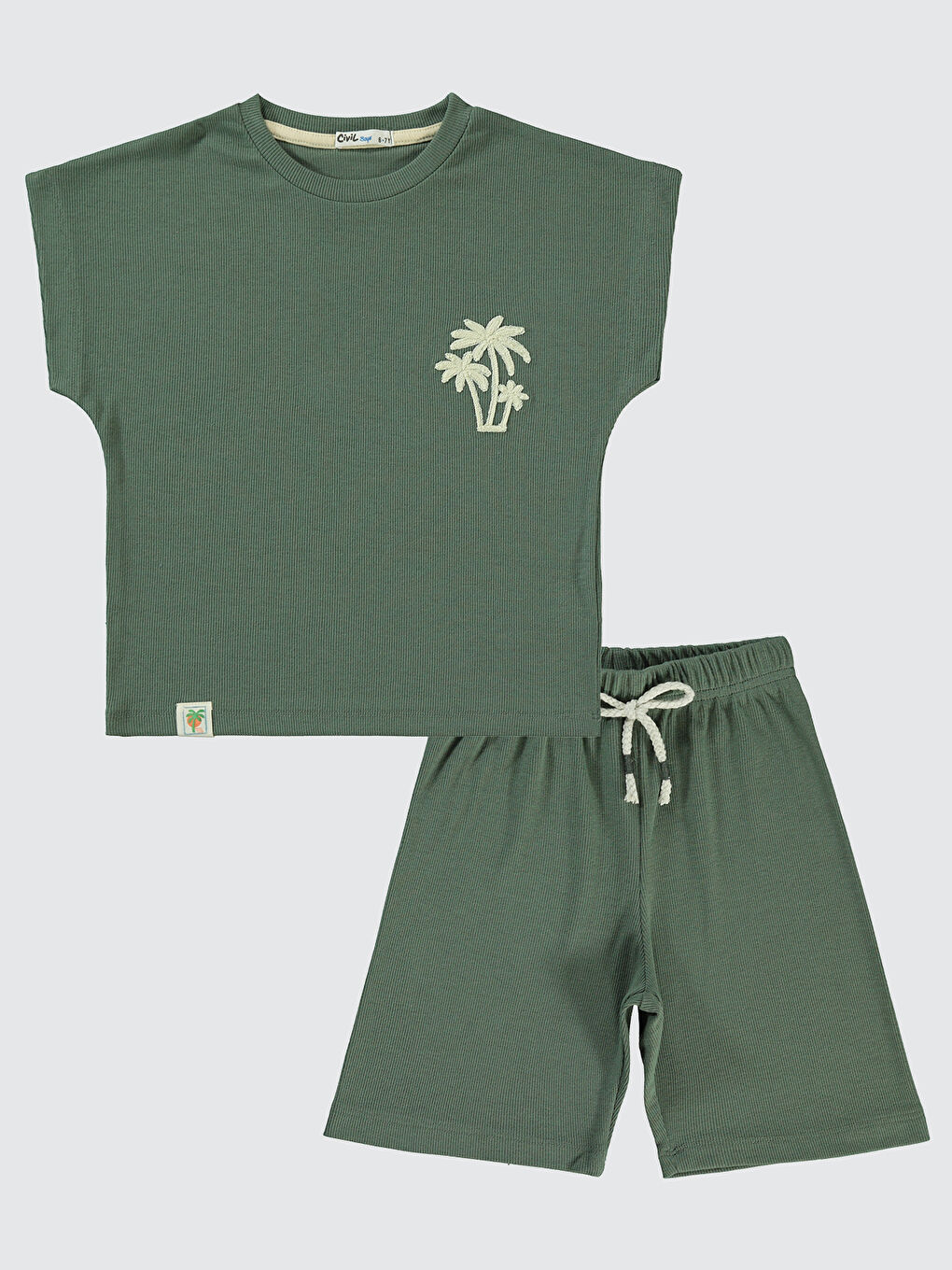 Boys Erkek Çocuk Takım 6-9 Yaş Koyu Haki