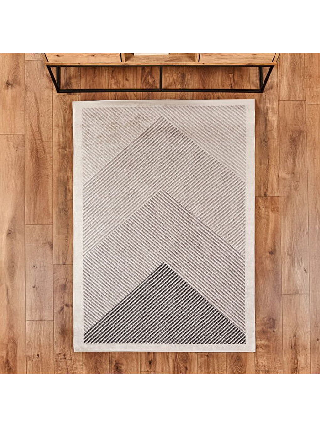 Ekru Soft Vex Yıkanabilir Halı - 120x180 cm-2