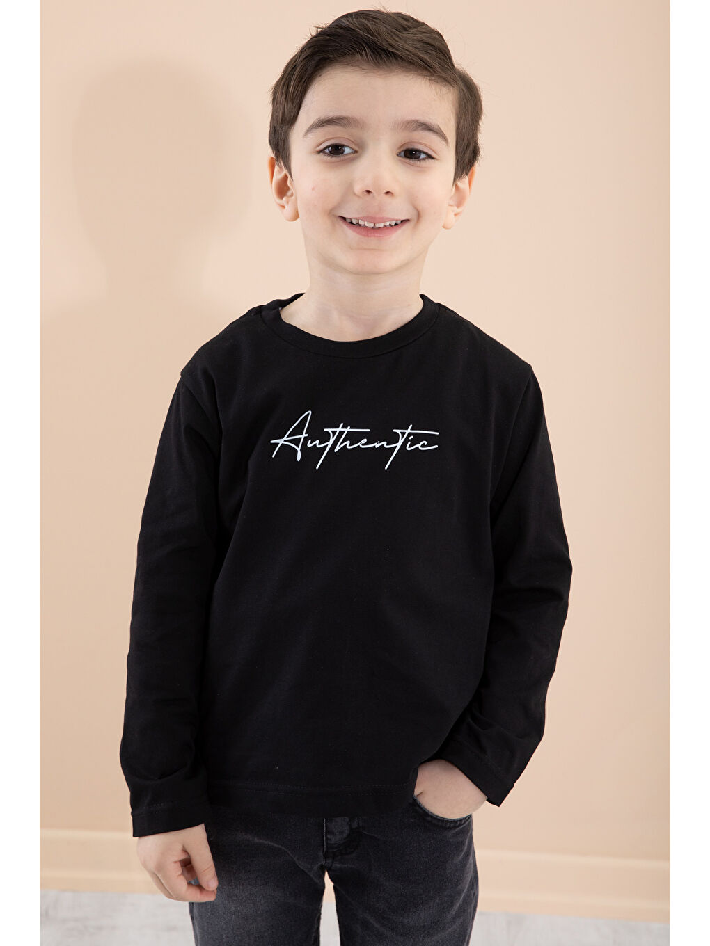 Erkek Çocuk Lacivert Sırtı Baskılı Fermuarlı Ceketli Pantolonlu 3lü Takım 20279-4