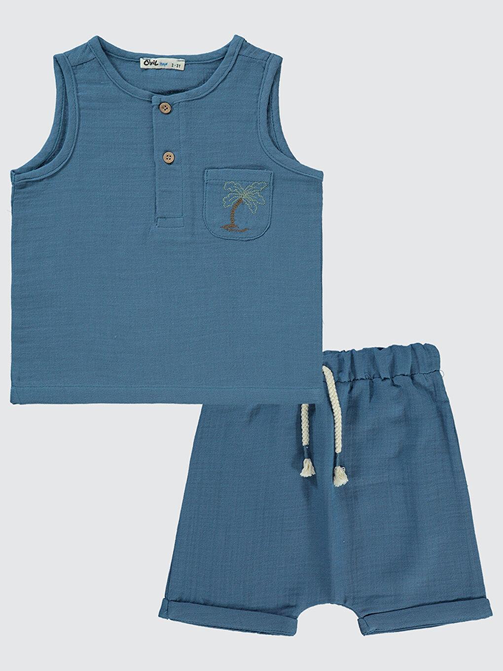 Boys Erkek Çocuk Takım 2-5 Yaş İndigo