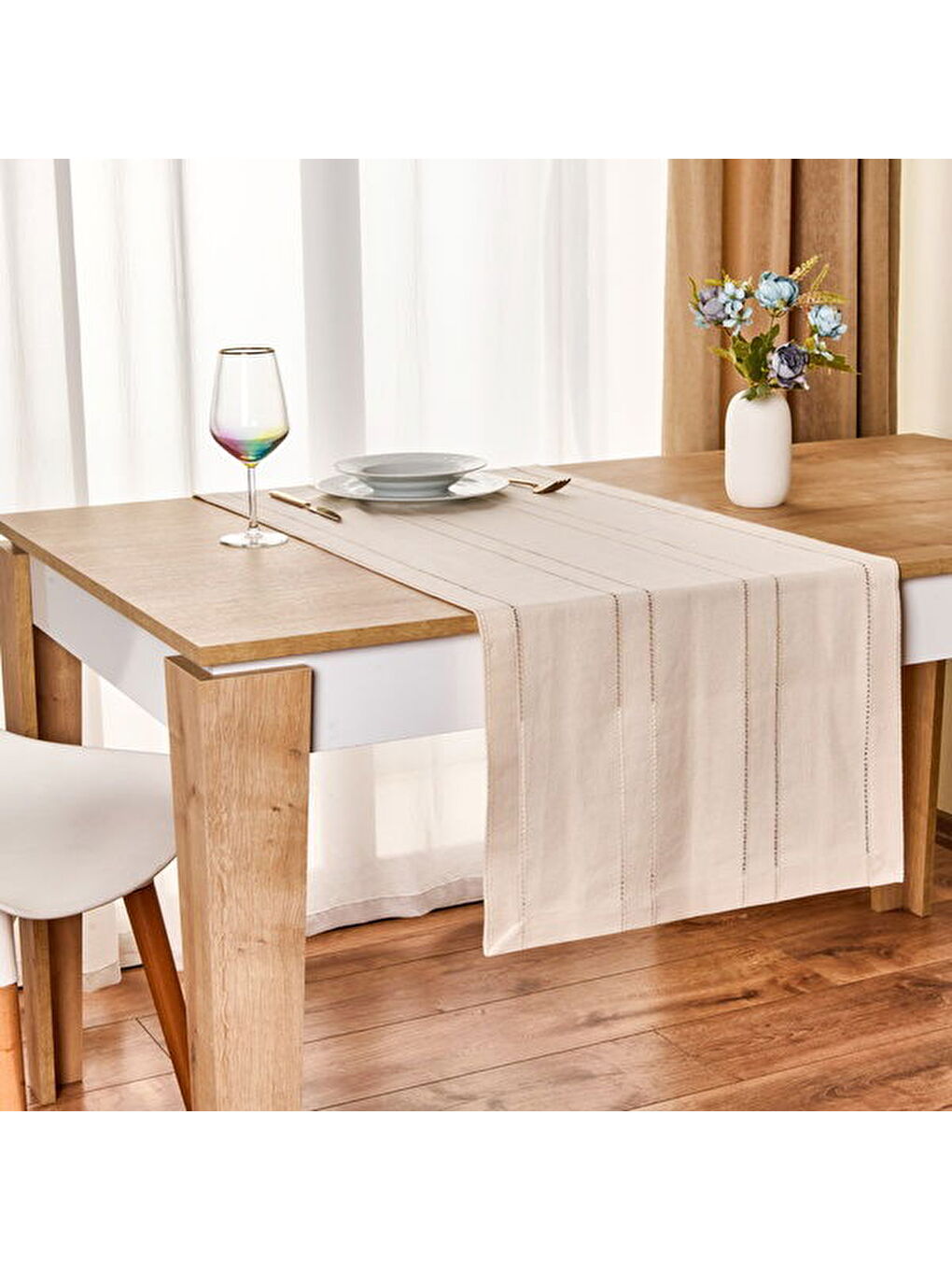 Soft Hull Runner - Ekru - 50x130 cm