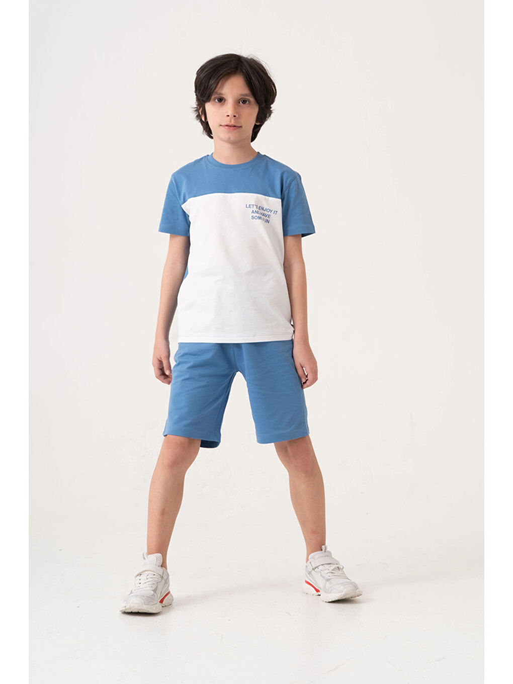 İndigo Lets Enjoy Baskılı Erkek Çocuk Takım 50602-2