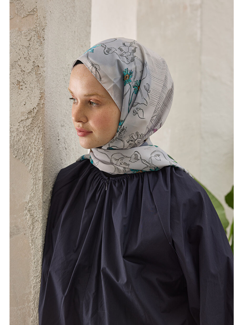 Lila Ruth Desen Şal Lavanta-2