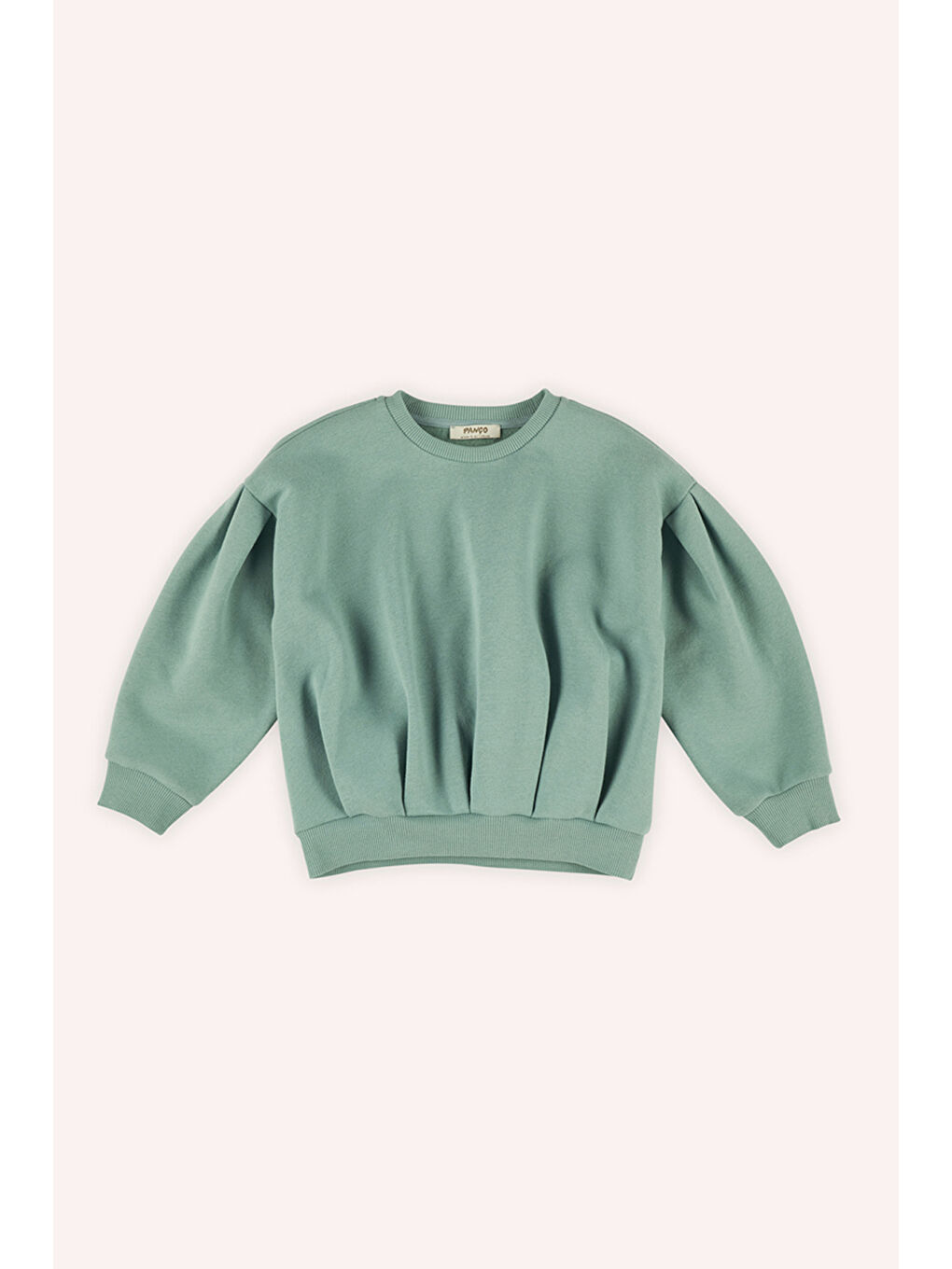 Yeşil Kız Çocuk Sweatshirt-1