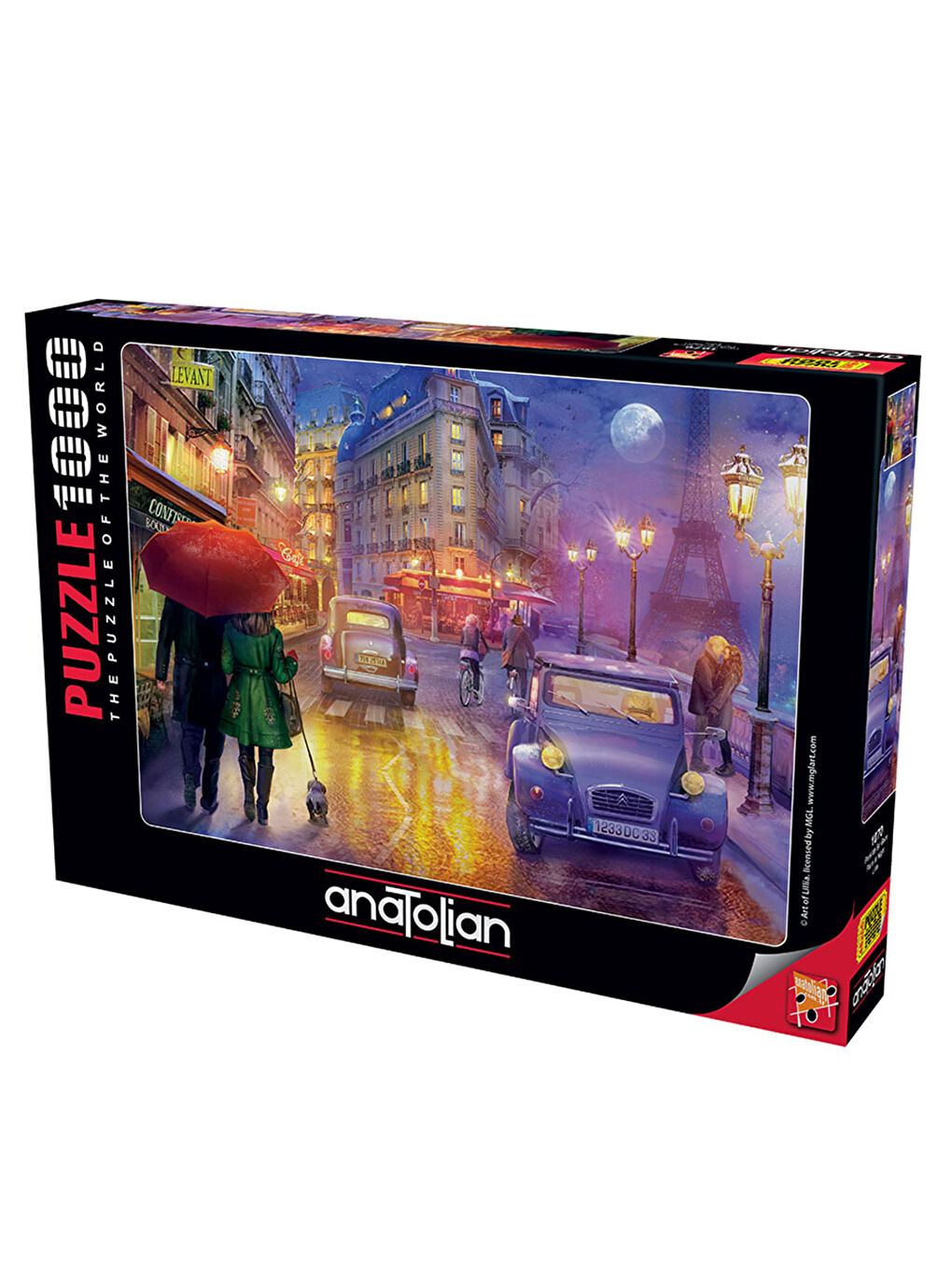 Anatolian Renksiz Puzzle 1000 Parça Paris'de Bir Gece 1070