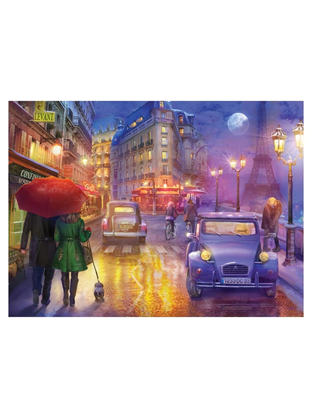 Anatolian Renksiz Puzzle 1000 Parça Paris'de Bir Gece 1070 - 1