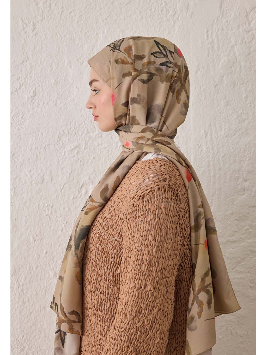 Isla Desen Şal Pembe-4