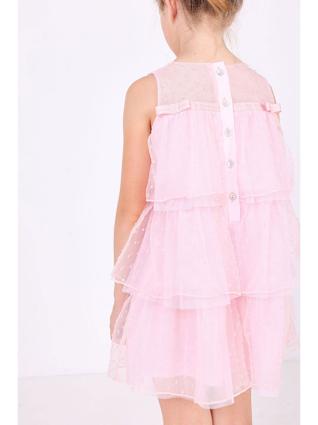 Kız Çocuk Elbise Pembe-6