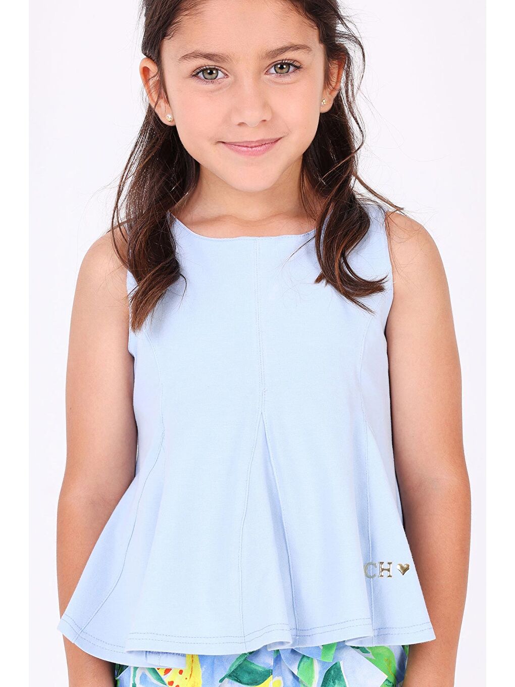 Kız Çocuk Bluz Mavi-2