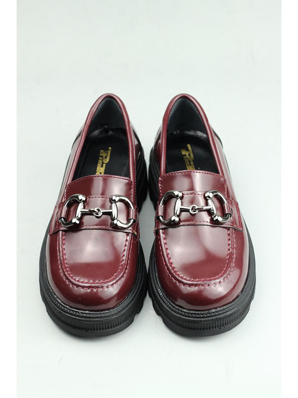 490101 Makosen Bordo Rugan Günlük Ayakkabı Kadın-5