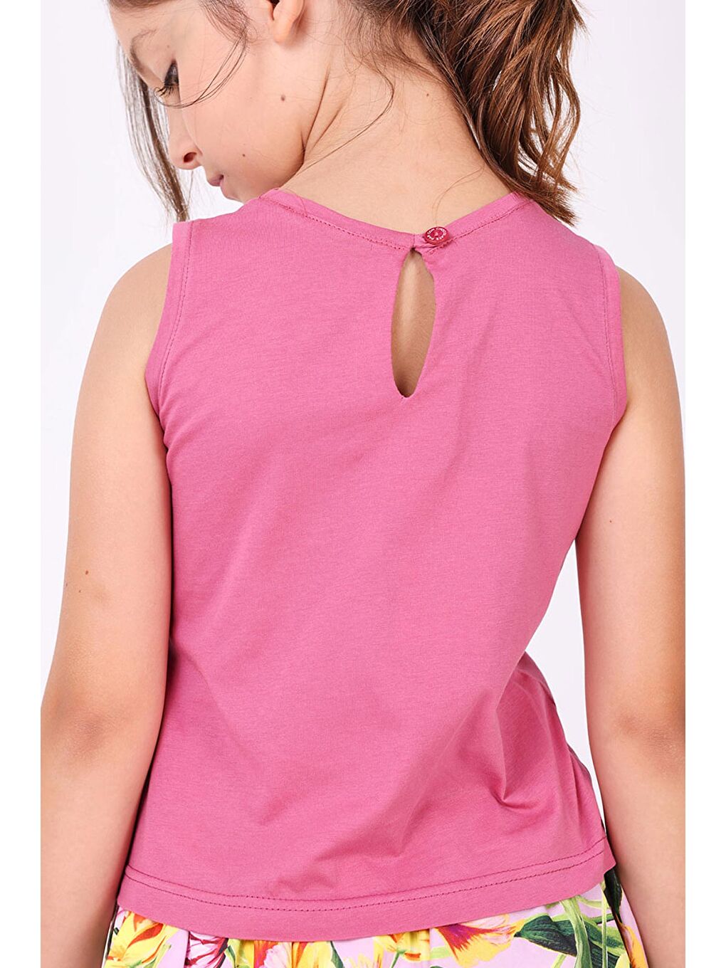 Kız Çocuk Bluz Fuşya-3