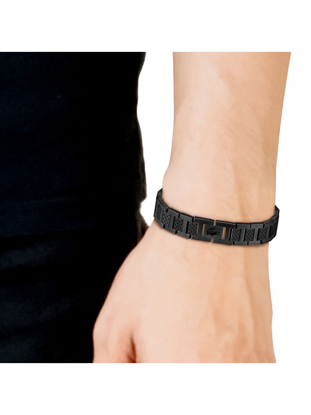 Siyah LACJ2040119 Erkek Bileklik-1