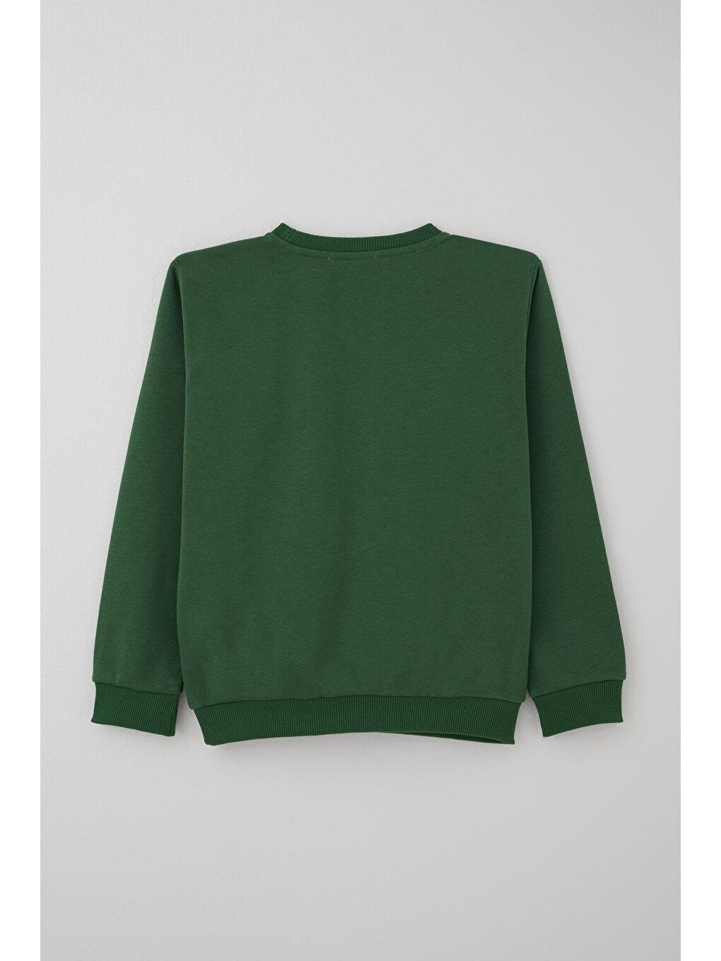 Erkek Çocuk Eşofman Takımı Yazı Baskılı Bağcık Aksesuarlı Koyu Yeşil (4-8 Yaş)-3