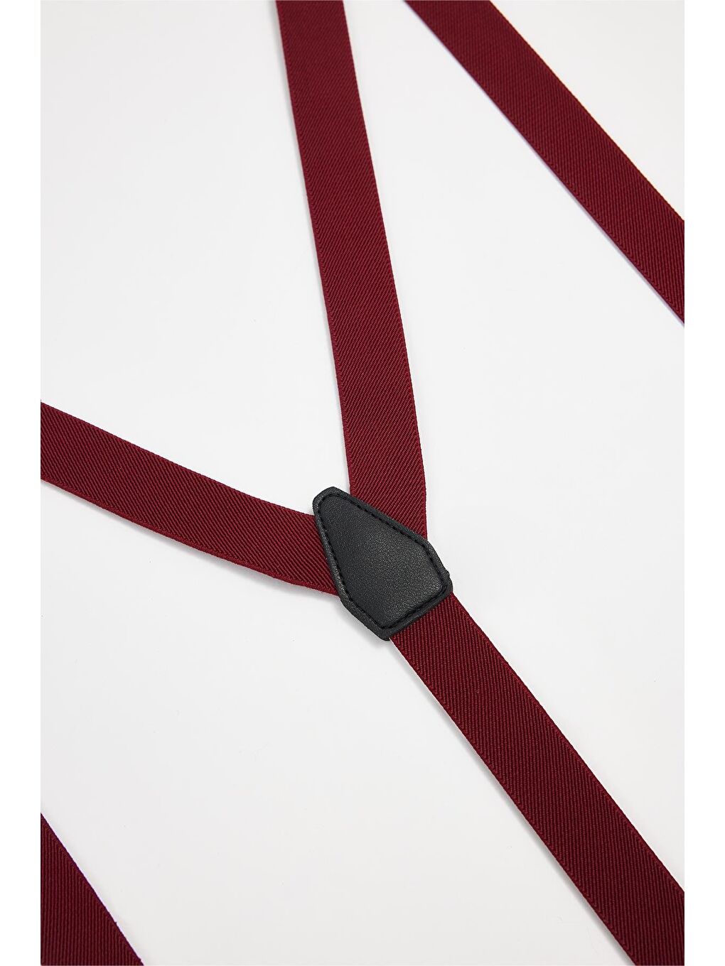 Düz İnce Bordo Erkek Pantolon Askısı-3