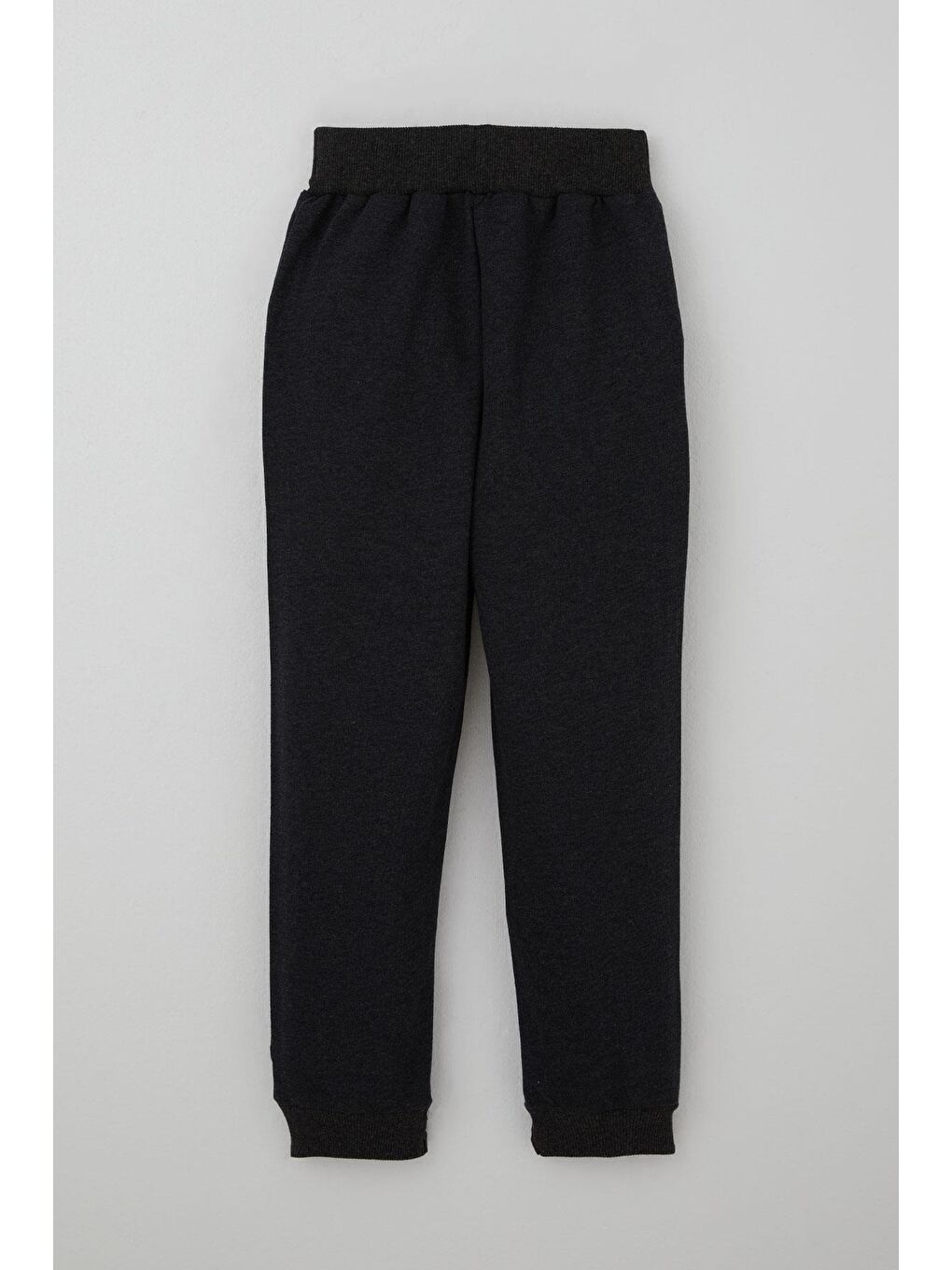 Erkek Çocuk Eşofman Takımı Kapüşonlu Fermuarlı Bağcık Aksesuarlı Bej Melanj (8-14 Yaş)-4