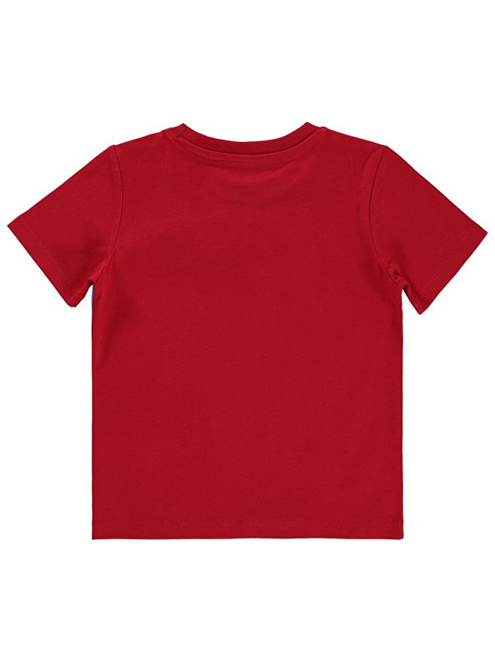 Kırmızı Boys Yengeç Baskılı 2-5 Yaş Tişört-1