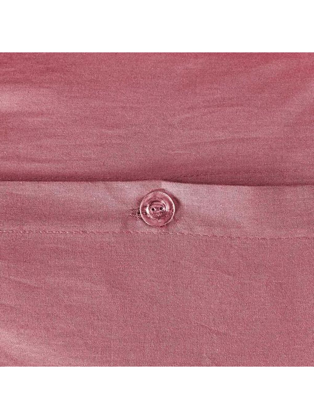 Evidea Pembe Soft Çift Kişilik Nevresim Takımı - Gülkurusu - 1
