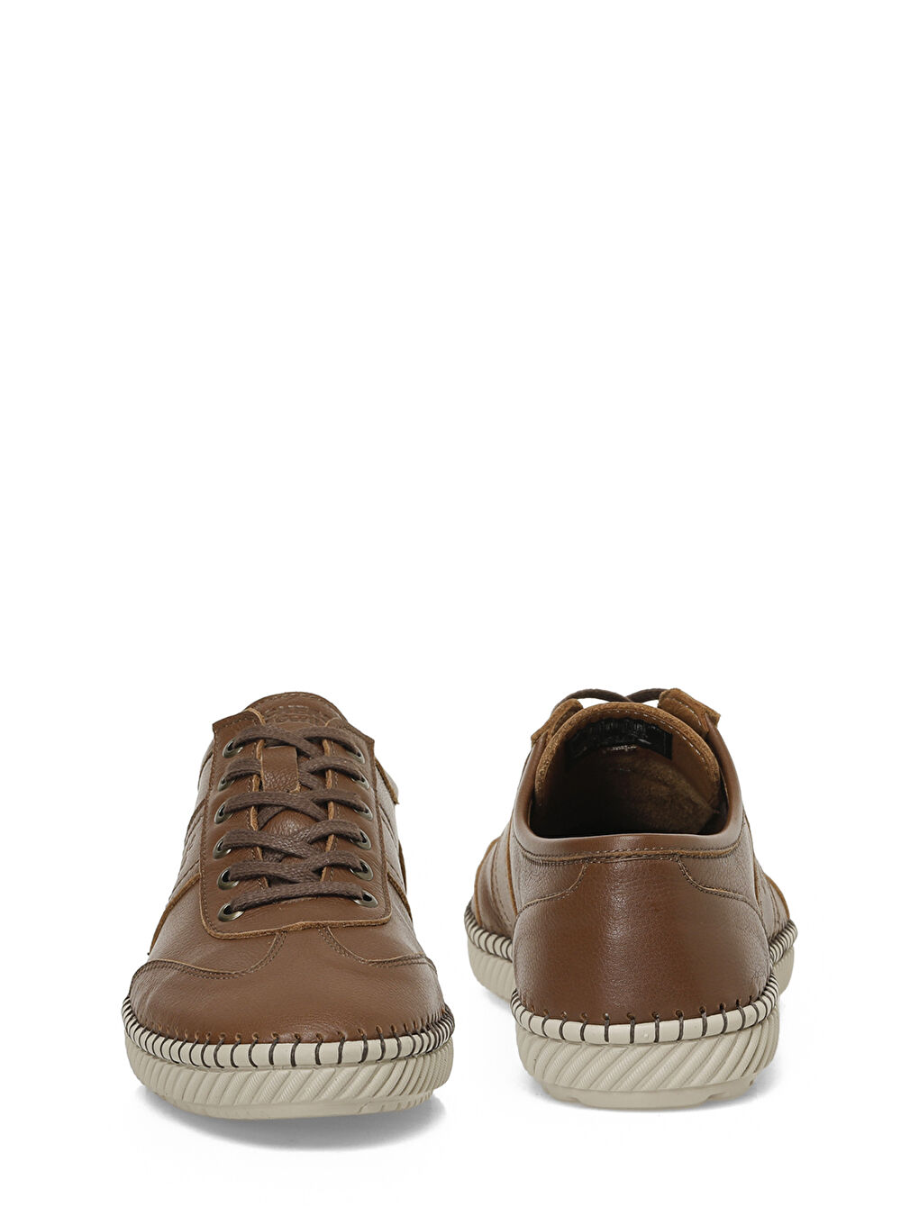 Kahverengi 238646 5FX Taba Erkek Ayakkabı-4