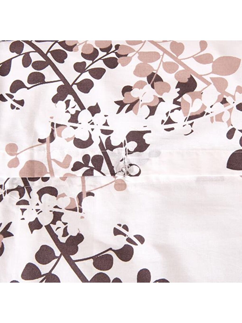 Soft Gren Çift Kişilik Nevresim Takımı - Beyaz / Gri-1