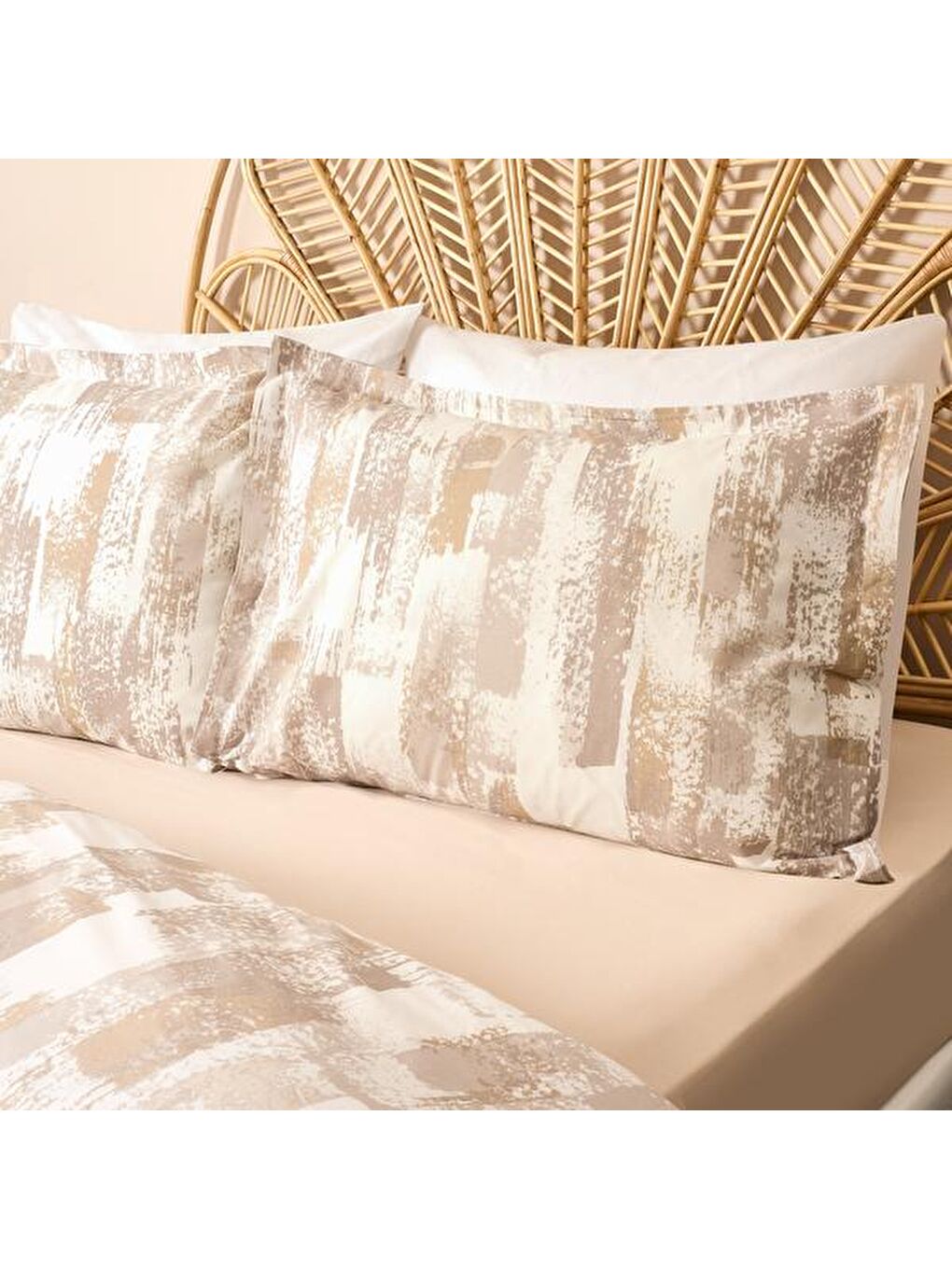 Soft Breeze Çift Kişilik Nevresim Takımı - Beyaz-1