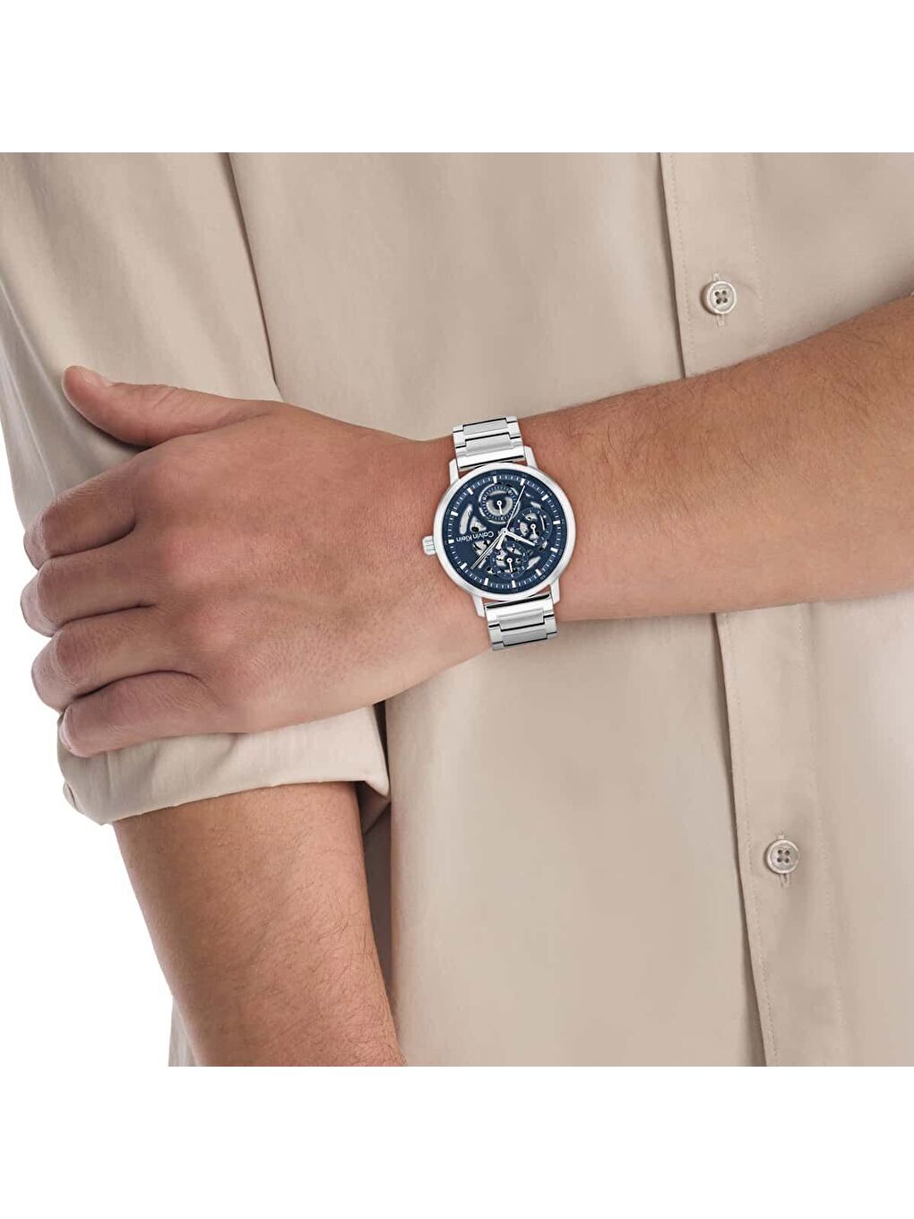 Gri CK25200562 Erkek Kol Saati-3