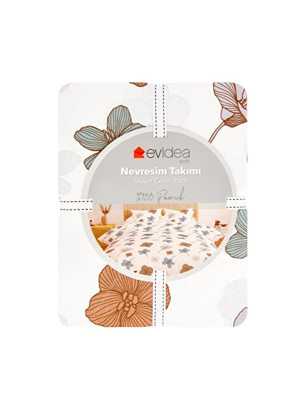 Karışık Soft Silla Çift Kişilik Nevresim Takımı - Renkli-2