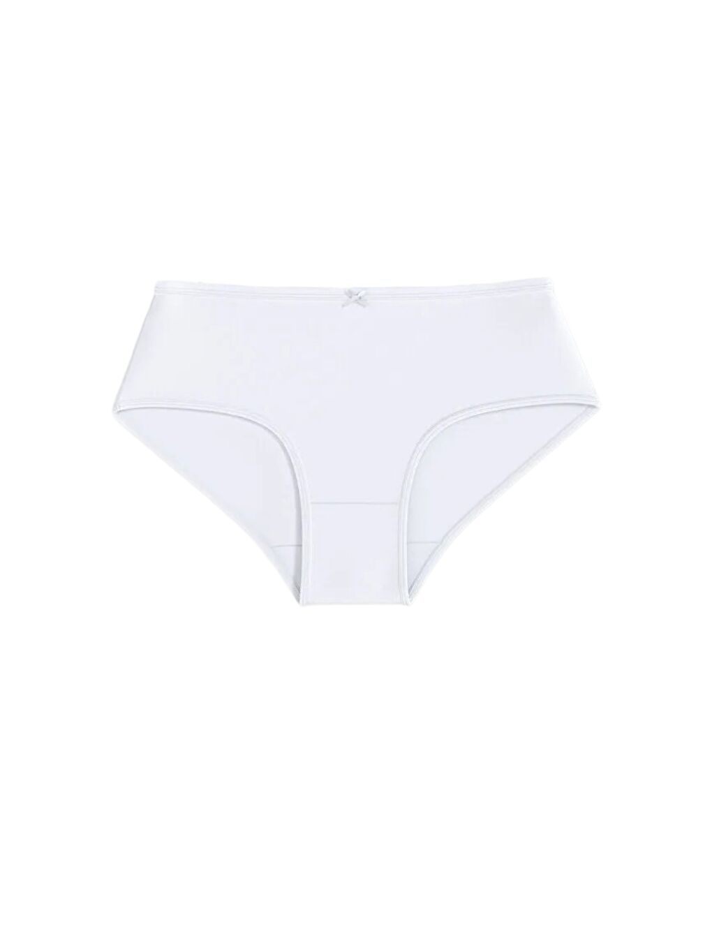 Beyaz Basic Kız Çocuk Külot 6'lı-1