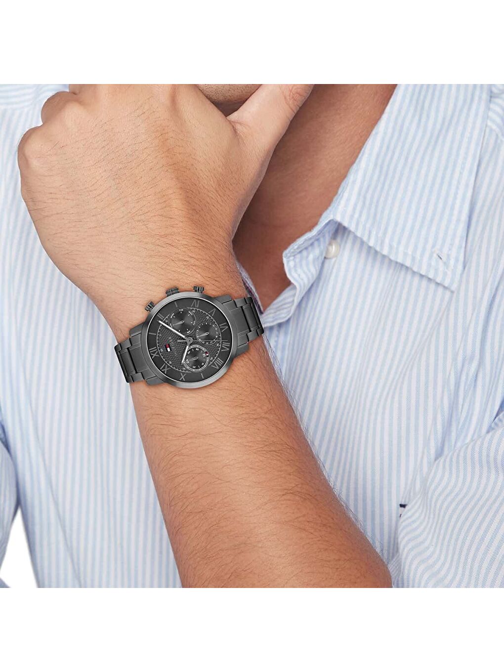 Siyah TH1710730 Erkek Kol Saati-3