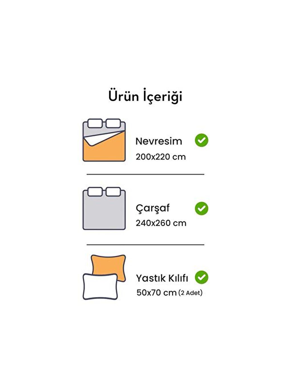 Evidea Soft Lily Çift Kişilik Nevresim Takımı - Gri / Beyaz - 3