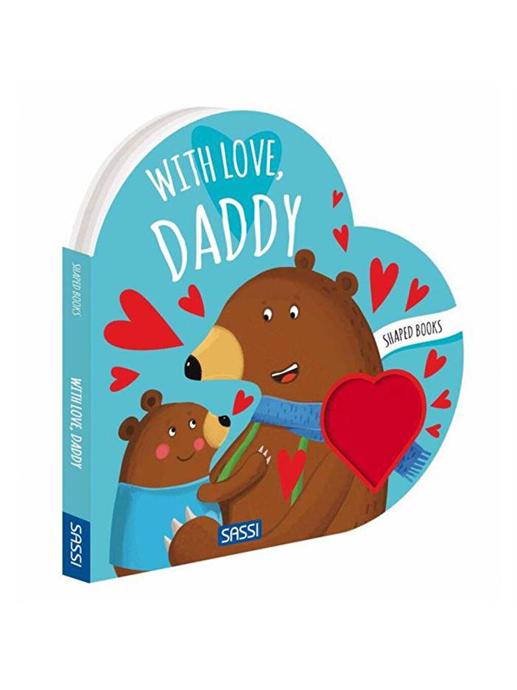 Sassi Karışık Shaped Books - With Love Daddy