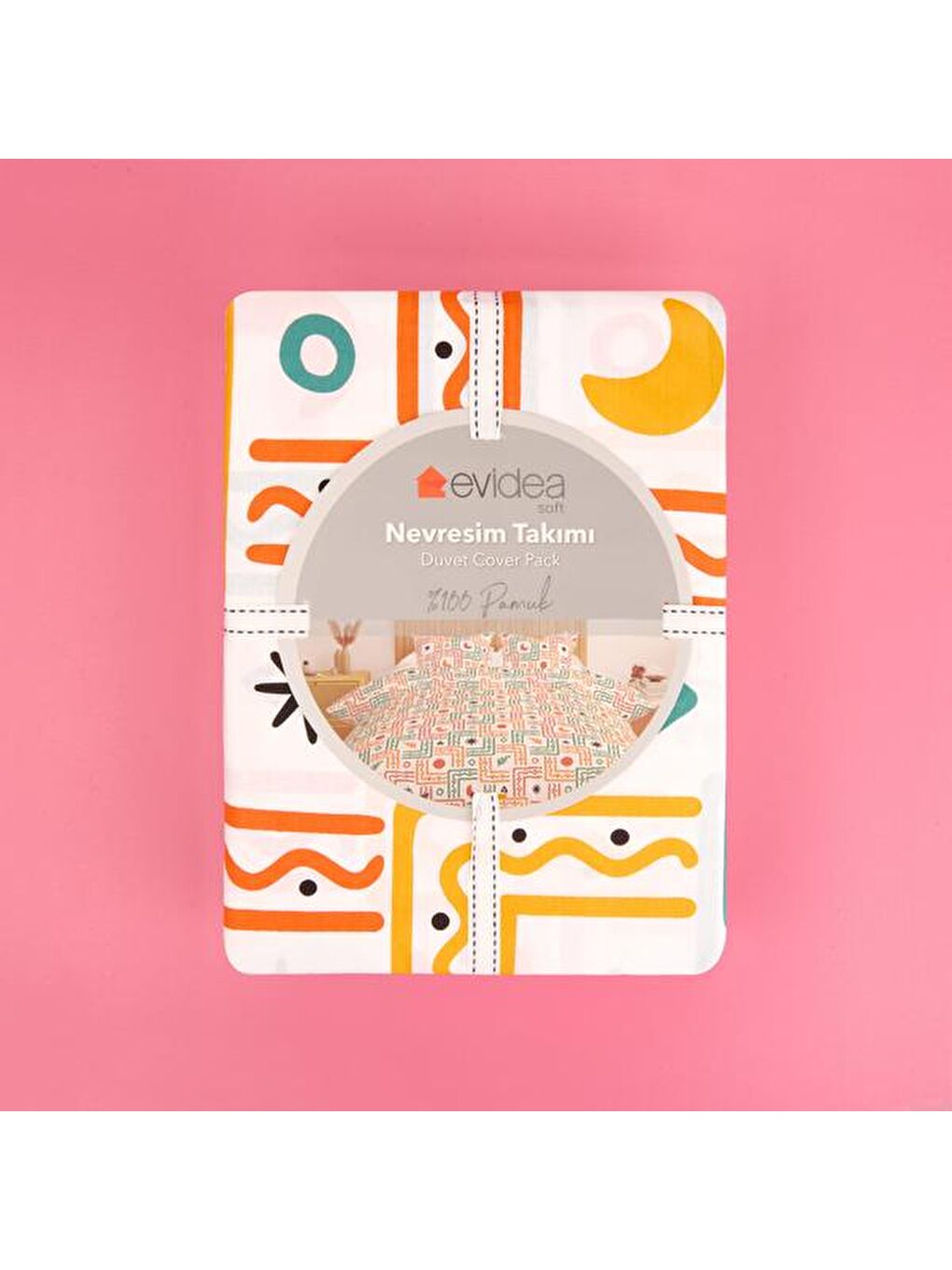 Karışık Soft Cubo Çift Kişilik Nevresim Takımı - Renkli-2