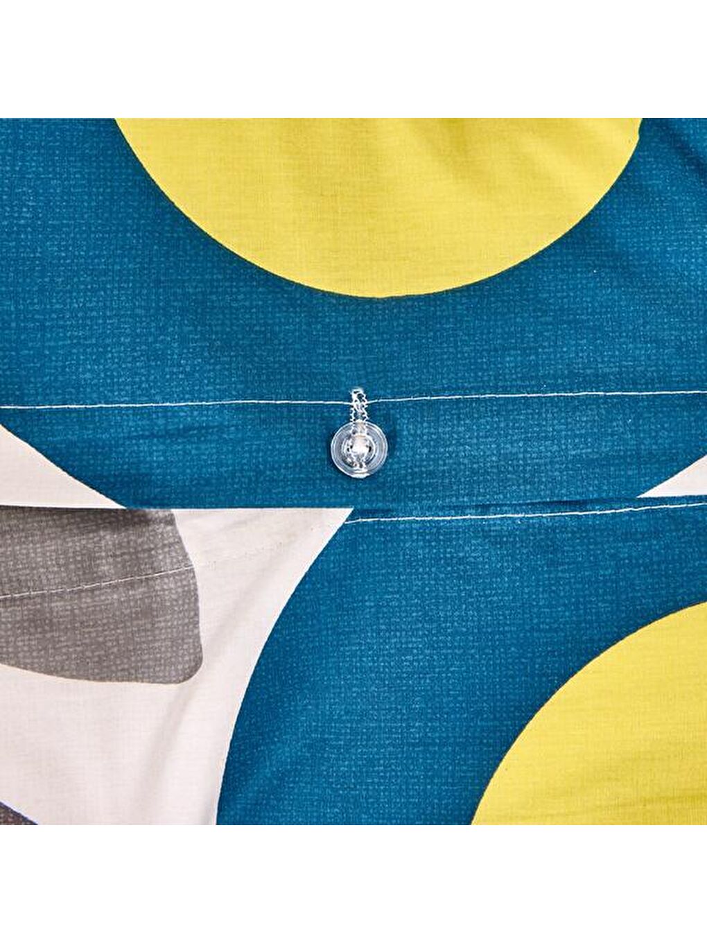 Karışık Soft Retro Geometri Çift Kişilik Nevresim Takımı - Renkli-1