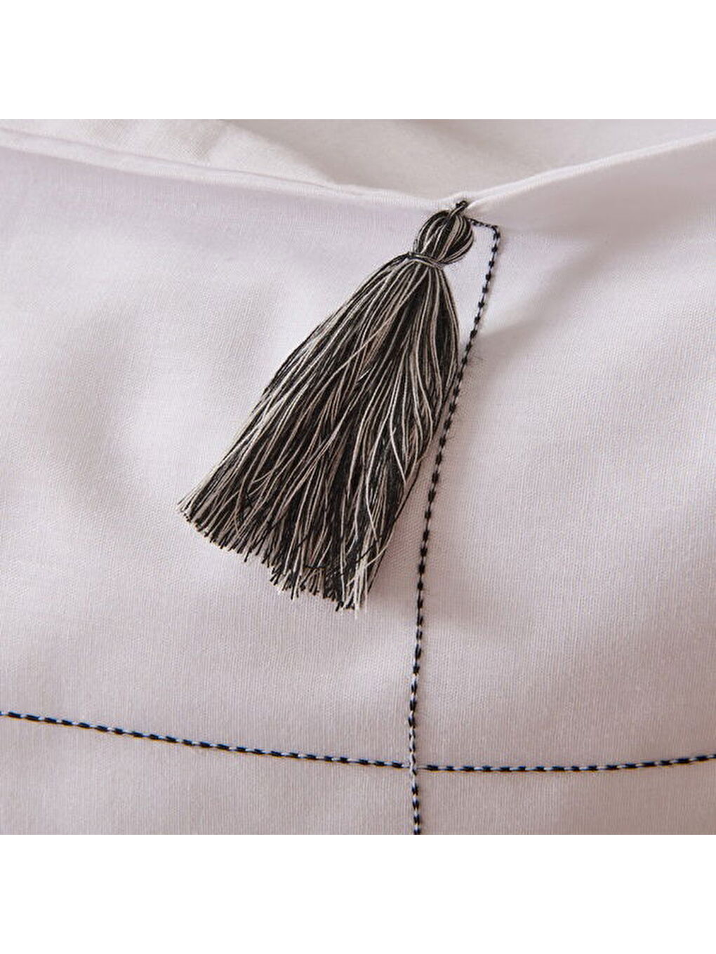 Evidea Soft Ethnic Çift Kişilik Nevresim Takımı - Beyaz - 2