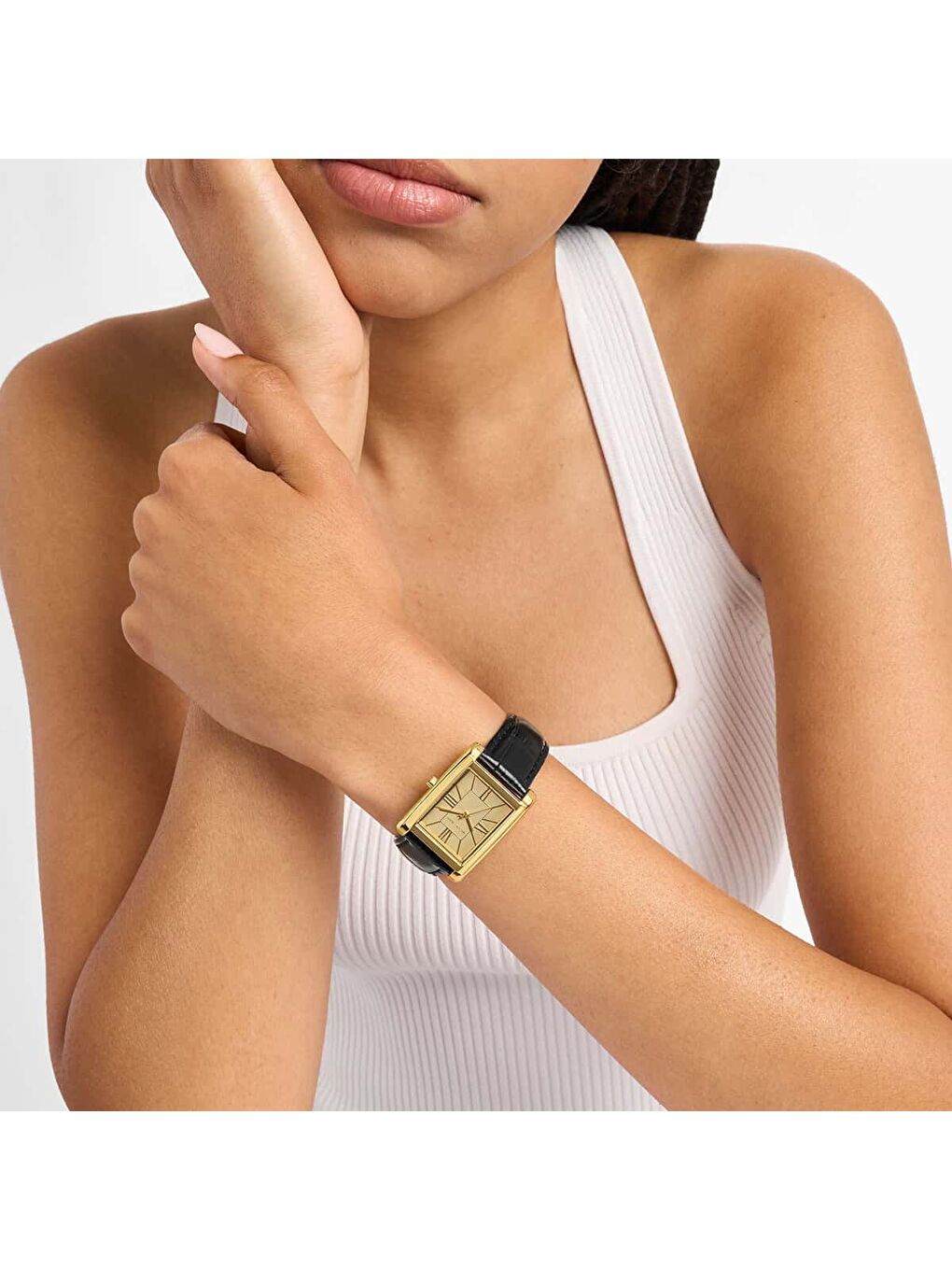 Siyah MK4965 Kadın Kol Saati-3