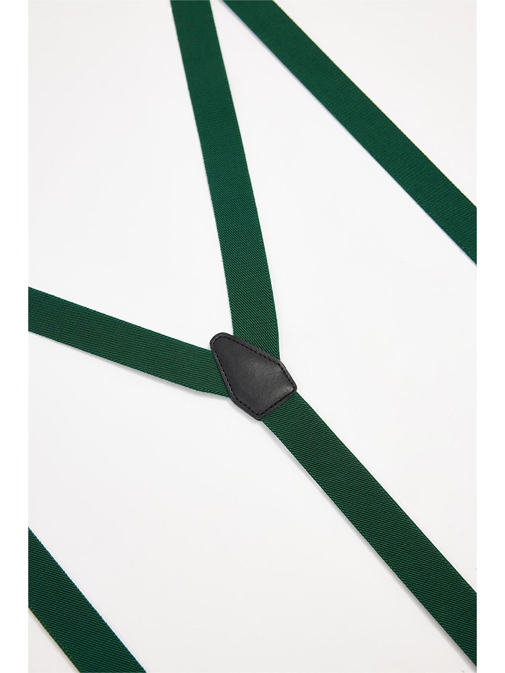 Düz İnce Yeşil Erkek Pantolon Askısı-3